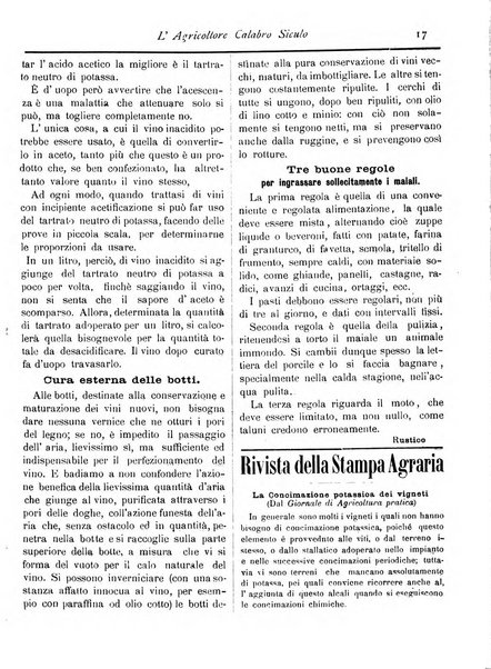 L'agricoltore calabro siculo giornale di agricoltura pratica