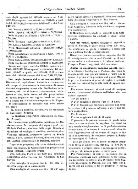 L'agricoltore calabro siculo giornale di agricoltura pratica