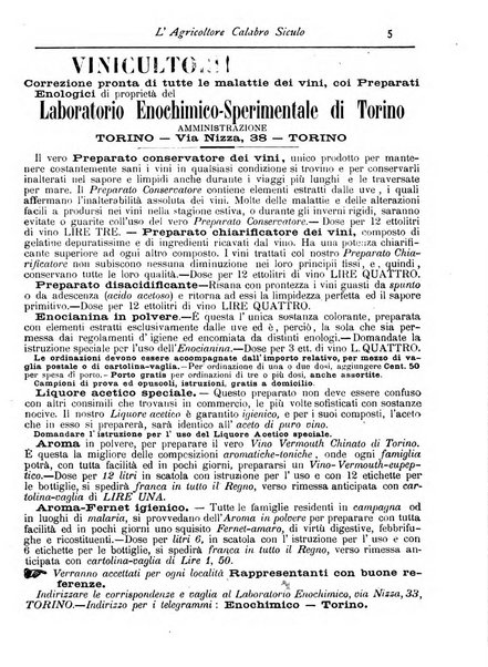 L'agricoltore calabro siculo giornale di agricoltura pratica