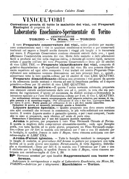 L'agricoltore calabro siculo giornale di agricoltura pratica