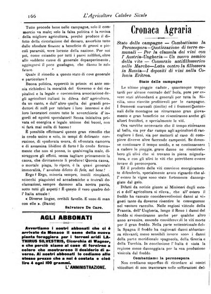 L'agricoltore calabro siculo giornale di agricoltura pratica