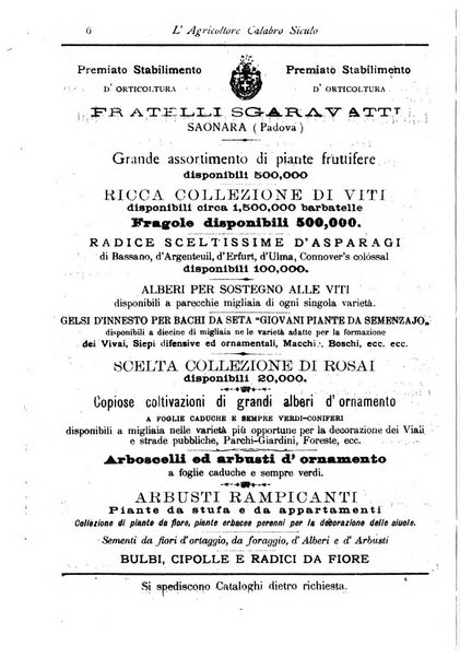 L'agricoltore calabro siculo giornale di agricoltura pratica