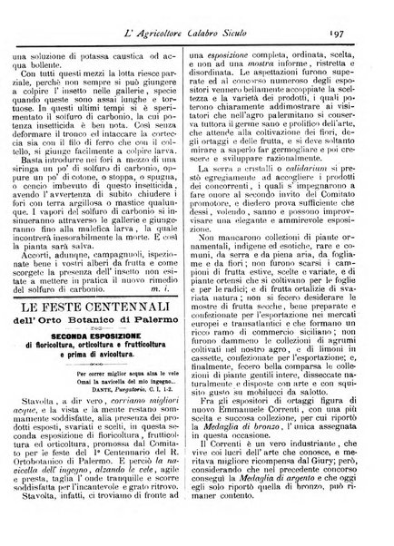 L'agricoltore calabro siculo giornale di agricoltura pratica