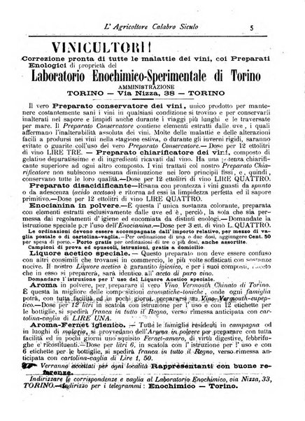 L'agricoltore calabro siculo giornale di agricoltura pratica