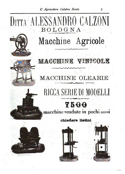 L'agricoltore calabro siculo giornale di agricoltura pratica