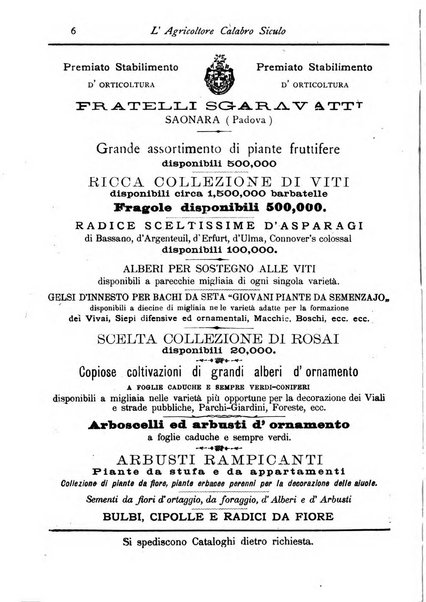 L'agricoltore calabro siculo giornale di agricoltura pratica