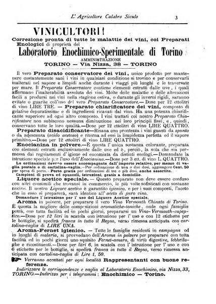 L'agricoltore calabro siculo giornale di agricoltura pratica