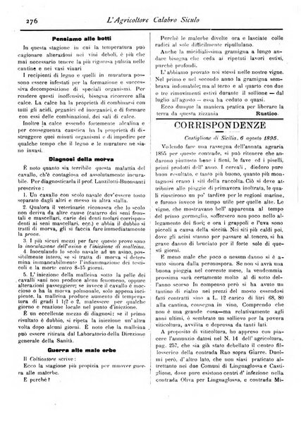 L'agricoltore calabro siculo giornale di agricoltura pratica