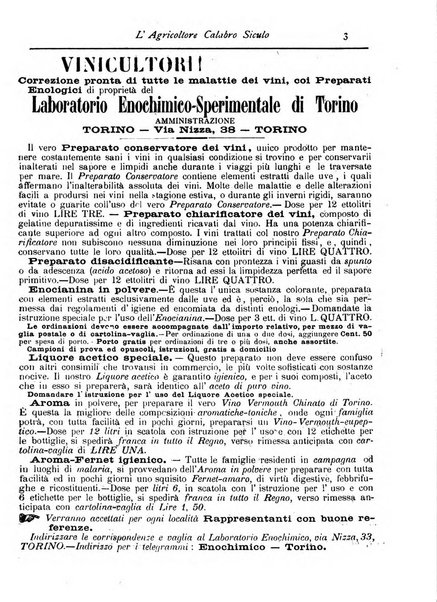 L'agricoltore calabro siculo giornale di agricoltura pratica