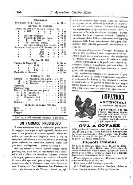 L'agricoltore calabro siculo giornale di agricoltura pratica