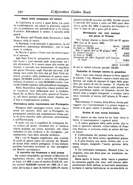 L'agricoltore calabro siculo giornale di agricoltura pratica