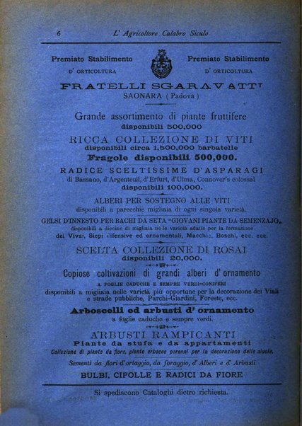 L'agricoltore calabro siculo giornale di agricoltura pratica