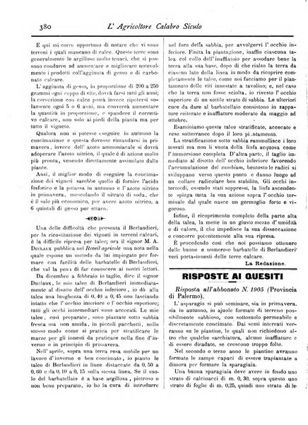 L'agricoltore calabro siculo giornale di agricoltura pratica