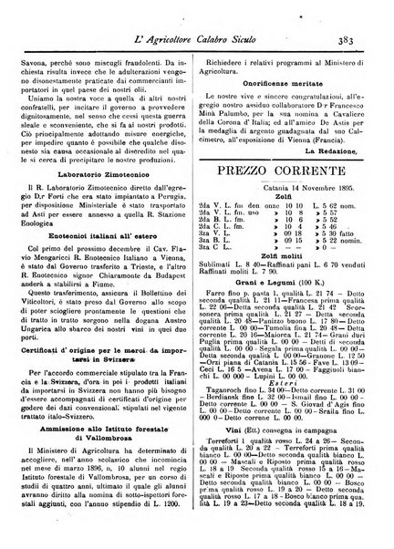 L'agricoltore calabro siculo giornale di agricoltura pratica