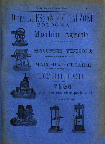 L'agricoltore calabro siculo giornale di agricoltura pratica