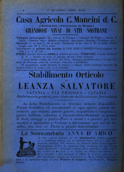 L'agricoltore calabro siculo giornale di agricoltura pratica