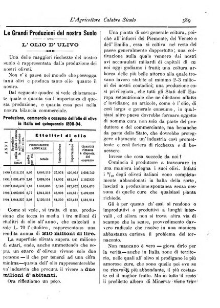 L'agricoltore calabro siculo giornale di agricoltura pratica