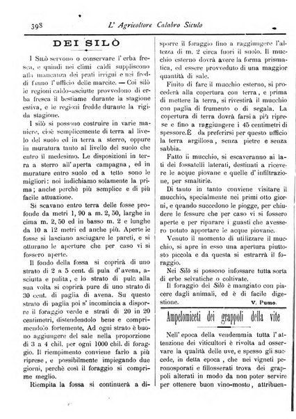 L'agricoltore calabro siculo giornale di agricoltura pratica