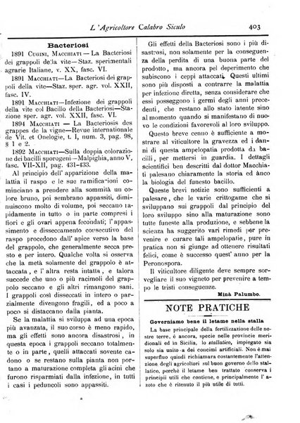 L'agricoltore calabro siculo giornale di agricoltura pratica