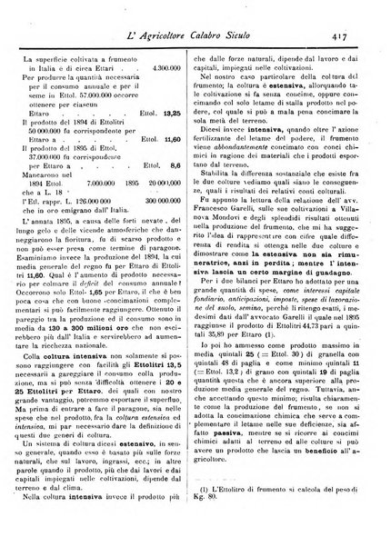 L'agricoltore calabro siculo giornale di agricoltura pratica