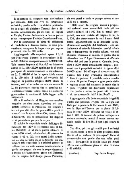 L'agricoltore calabro siculo giornale di agricoltura pratica