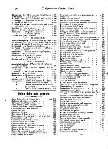 L'agricoltore calabro siculo giornale di agricoltura pratica