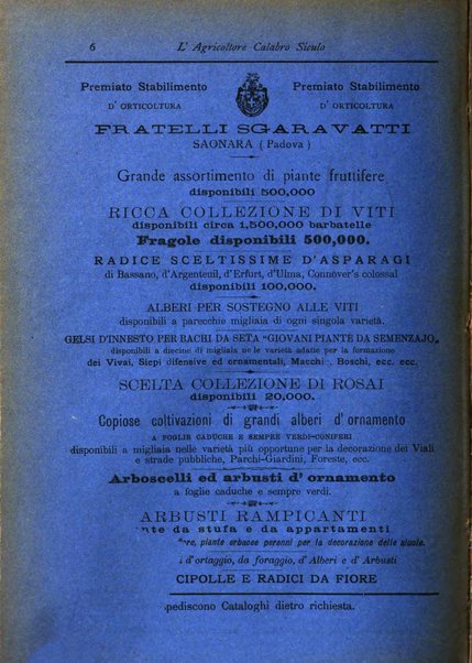 L'agricoltore calabro siculo giornale di agricoltura pratica