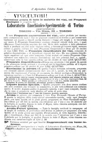 L'agricoltore calabro siculo giornale di agricoltura pratica