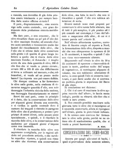 L'agricoltore calabro siculo giornale di agricoltura pratica