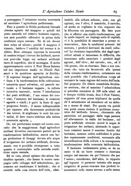 L'agricoltore calabro siculo giornale di agricoltura pratica