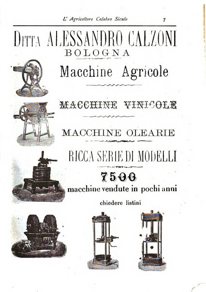 L'agricoltore calabro siculo giornale di agricoltura pratica