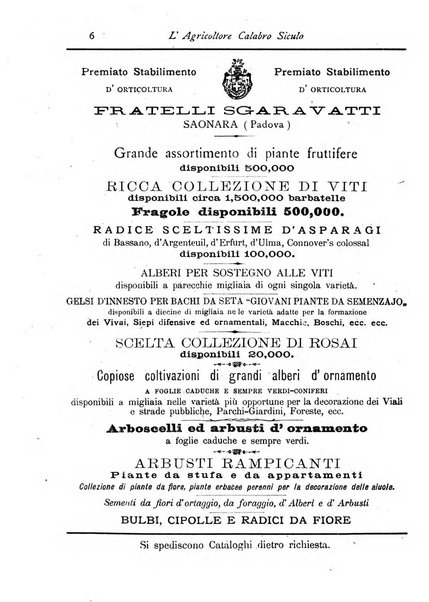 L'agricoltore calabro siculo giornale di agricoltura pratica