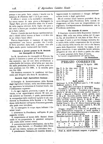 L'agricoltore calabro siculo giornale di agricoltura pratica