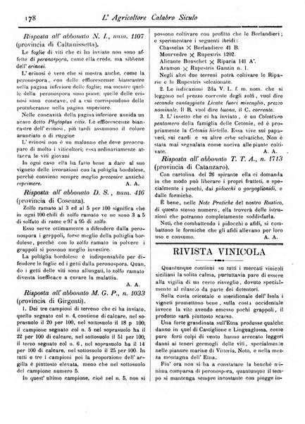 L'agricoltore calabro siculo giornale di agricoltura pratica