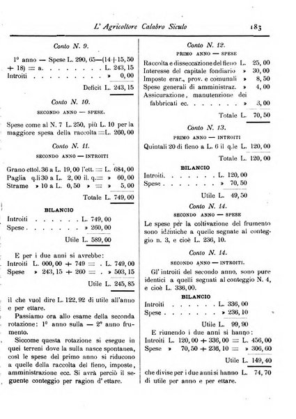 L'agricoltore calabro siculo giornale di agricoltura pratica