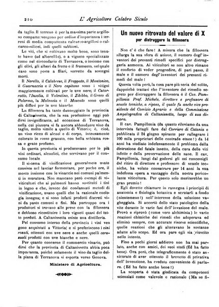 L'agricoltore calabro siculo giornale di agricoltura pratica