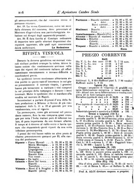 L'agricoltore calabro siculo giornale di agricoltura pratica