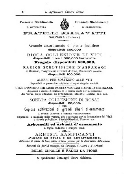 L'agricoltore calabro siculo giornale di agricoltura pratica