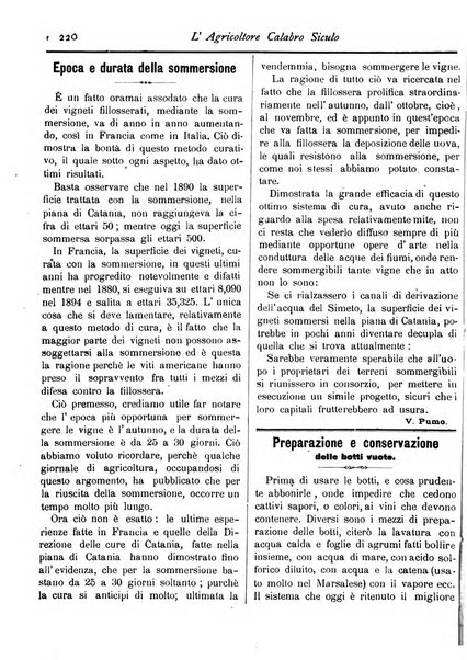 L'agricoltore calabro siculo giornale di agricoltura pratica