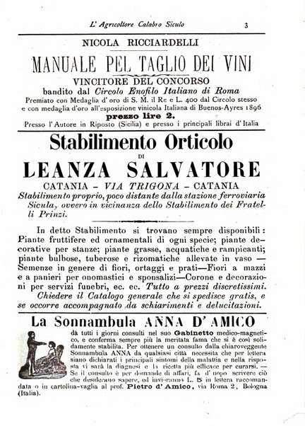 L'agricoltore calabro siculo giornale di agricoltura pratica