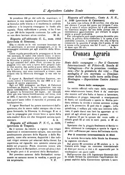 L'agricoltore calabro siculo giornale di agricoltura pratica