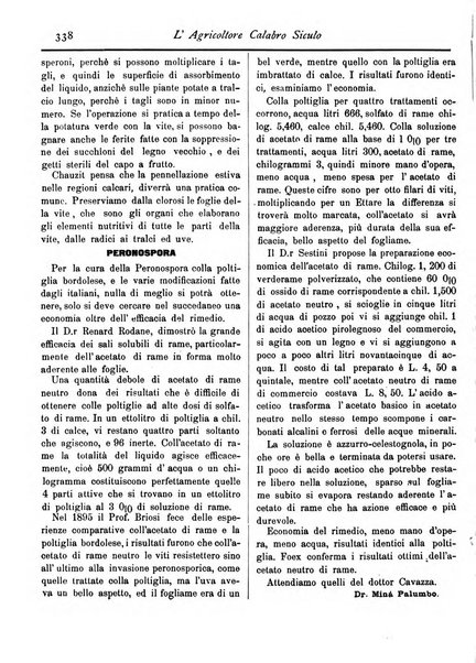 L'agricoltore calabro siculo giornale di agricoltura pratica