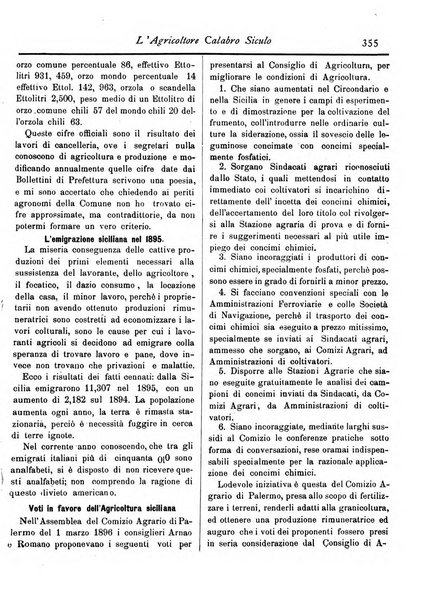 L'agricoltore calabro siculo giornale di agricoltura pratica