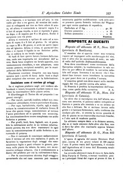 L'agricoltore calabro siculo giornale di agricoltura pratica