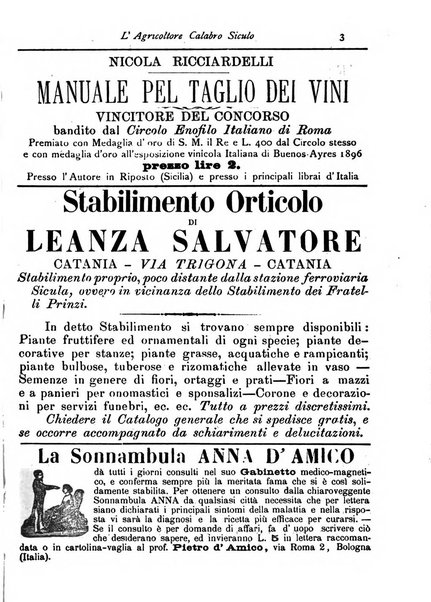 L'agricoltore calabro siculo giornale di agricoltura pratica