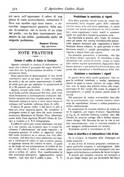 L'agricoltore calabro siculo giornale di agricoltura pratica