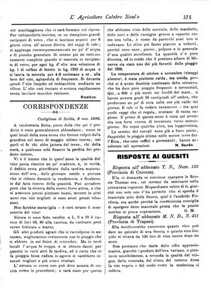 L'agricoltore calabro siculo giornale di agricoltura pratica