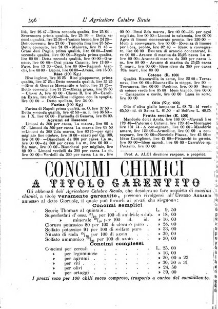 L'agricoltore calabro siculo giornale di agricoltura pratica