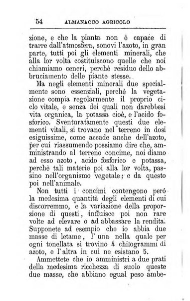 Almanacco di chimica agricola