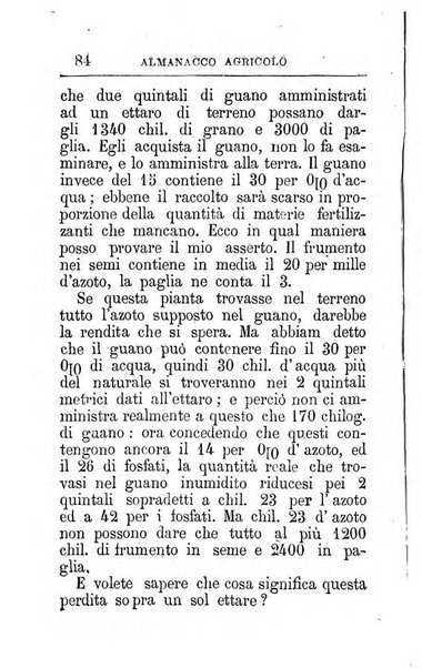 Almanacco di chimica agricola